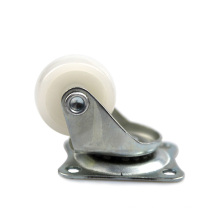 1 inch light duty flat plate swivel PP casters